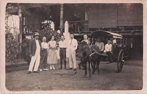 Dezember 1924 aus Saigon, Absender: Die Familie Marchal.