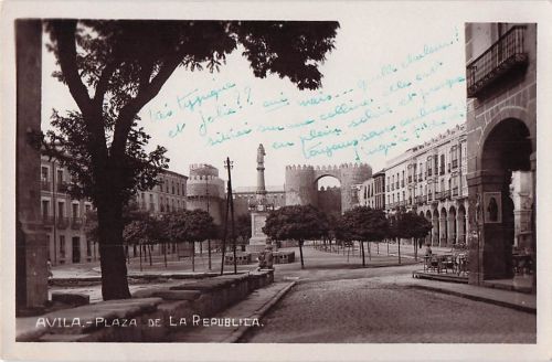 AVILA.-PLAZA DE LA REPUBLICA.
