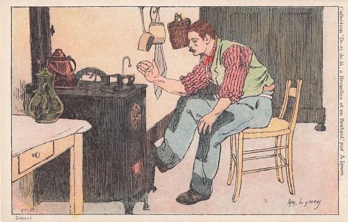 Künstler Amédée Ernest Lynen Künstler Top-Zustand“