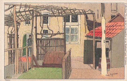 Künstler Amédée Ernest Lynen Künstler Top-Zustand“