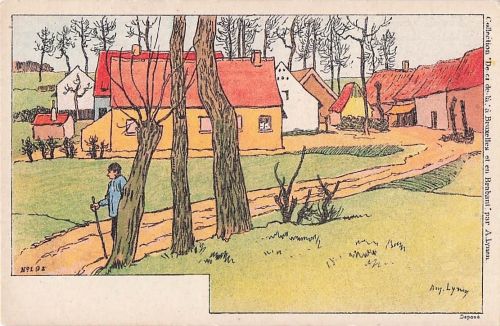 Künstler Amédée Ernest Lynen Künstler Top-Zustand“