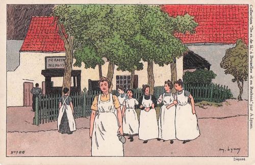 Künstler Amédée Ernest Lynen Künstler Top-Zustand“