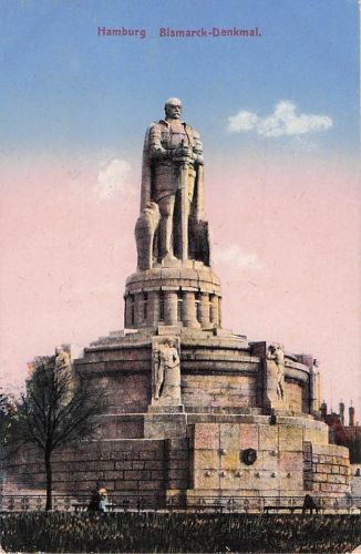 Hamburg Bismarck-Denkmal.