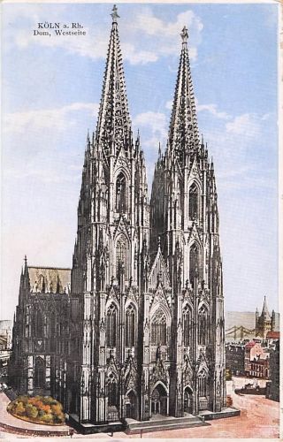 KÖLN a. Rh. Dom, Westseite