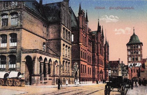 Lübeck. Gerichtsgebäude.