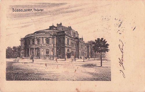 Ansichtskarte Düsseldorf, Stadttheater