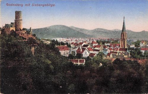 Godesberg mit Siebengebirge.