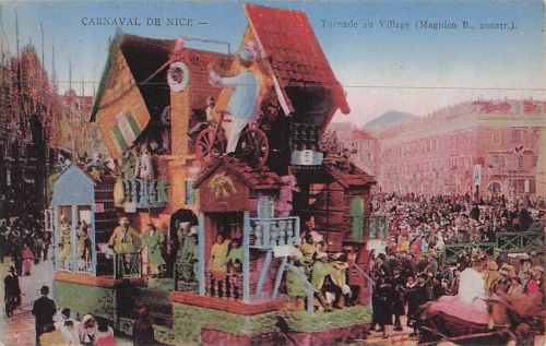 CARNAVAL DE NICE Tornade au Village (Magnico B., constr.).