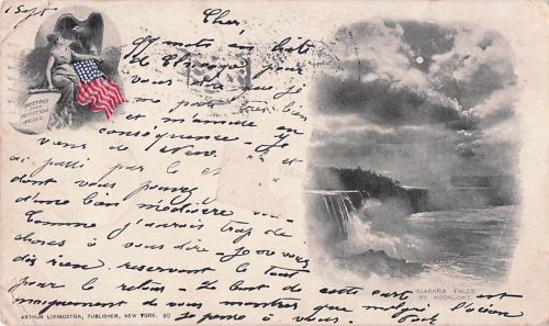 NIAGARA FALLS SEEN FROM CANADIAN SIDE NY US