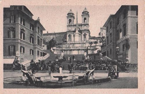 Rom, die Kirche Trinita dei Monti,