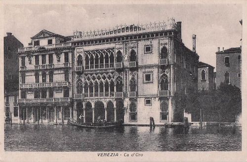 VENEZIA ITALIEN~CA'ORO PALAZZO-SANTA SOFIA~ECHTE ~ECHTE FOTO-POSTKARTE