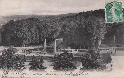 SAINT-CLOUD. Le Parc. Bassins du Fer à Cheval et St-Jean. LL