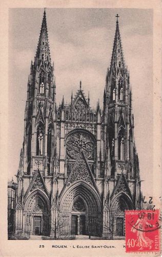 25 ROUEN. L'ÉGLISE SAINT-OUEN.