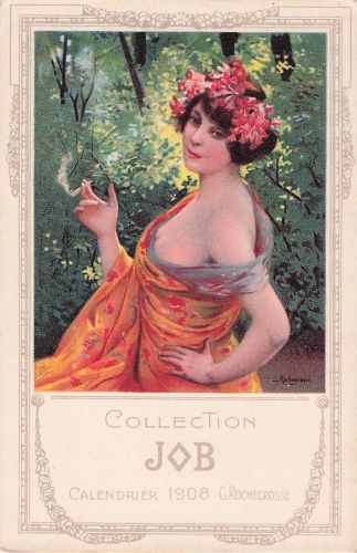 COLLECTION JOB CALENDRIER 1908 G.ROCHEGROSSE