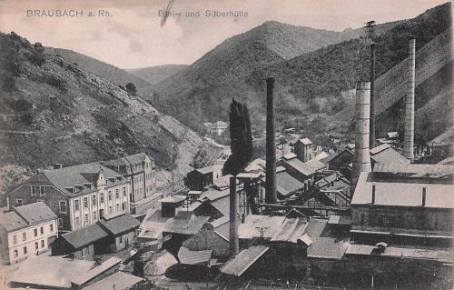 Ansichtskarte / Postkarte Braubach am Rhein, Blei- und Silberhütte