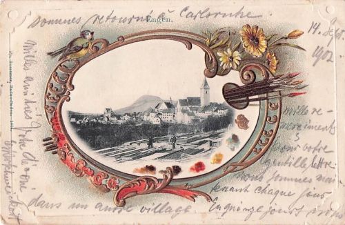 Abgebildet ist die Stadt Engen im Hegau, Baden-Württemberg.