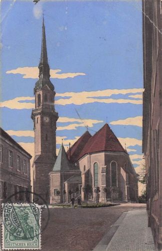 AK Radeberg, Kirche, 1910er