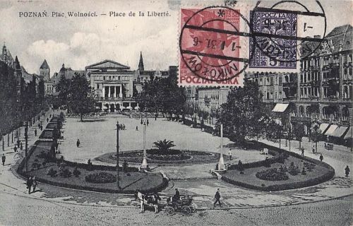 Ak Poznań Posen, Plac Wolnosci