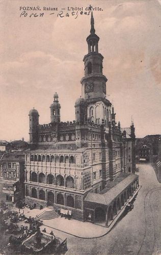 AK / Ansichtskarte Posen_Poznan Rathaus Posen Poznan