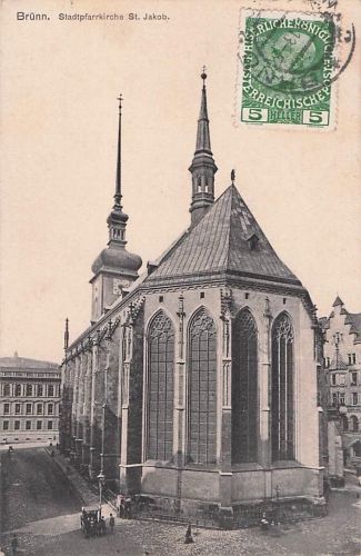 brünn. Stadtpfarrkirche St. Jakob.