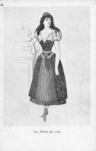 LA MODE EN 1780