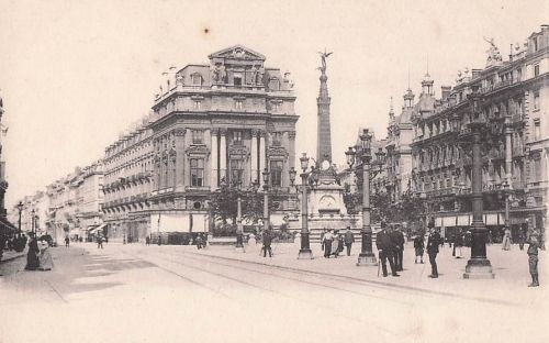 Ak Bruxelles Brüssel, Monument eleve a la memoire d'Anspach