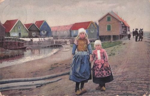 Ak Mädchen in niederländischer Tracht, Nenke und Ostermaier