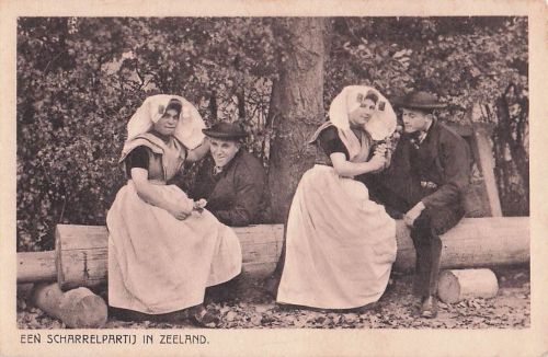 EEN SCHARRELPARTIJ IN ZEELAND.