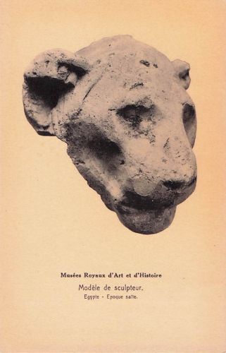 Musées Royaux d'Art et d'Histoire Modèle de sculpteur. Egypte Epoque saïfe.