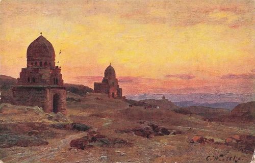 Künstler Ak Wuttke, Carl, Ägypten, The Tombs of the Califs