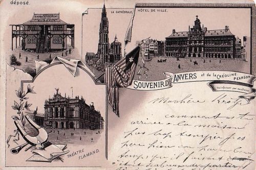 Souvenir Anvers - Litho