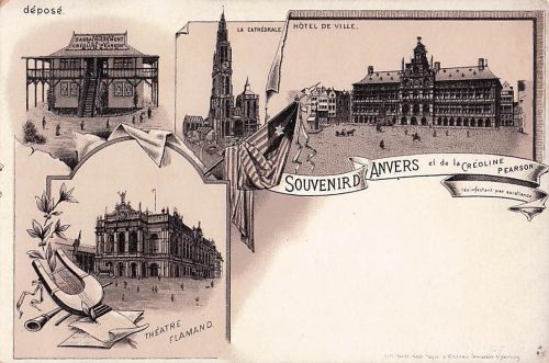 Souvenir Anvers - Litho