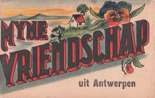 Myne Vriendschap uit Antwerpen