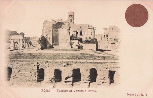 ROMA -Tempio di Venere e Roma. Serie IV, N. 4