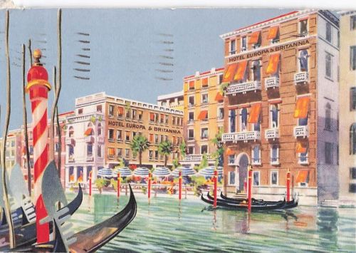 Hotel Europa & Britannia in Venedig, Italien.