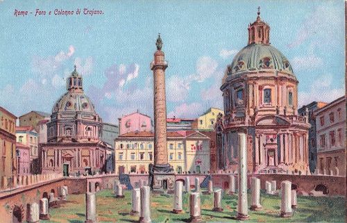 Roma Foro e Colonna di Trajano.