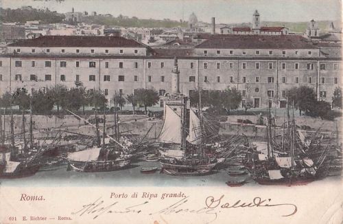 Roma. Porto di Ripa grande,