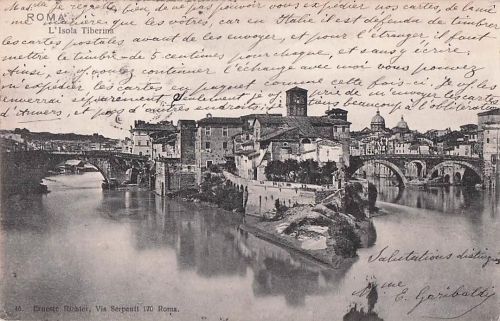 ROMA RO Matière que L'Isola Tiberima