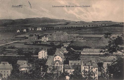 Arnsberg Lehrerseminar, Blick vom Ehmsen Denkmal