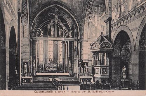Kaiserswerth a. Rhein -Inneres der St. Suitbertus-Kirche