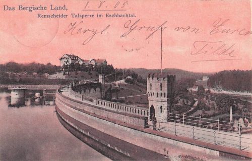 AK / Ansichtskarte Bergisches Land Remscheider Thalsperre im Eschbachthal Kat.