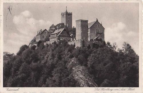 Eisenach Wartburg Gesamtansicht