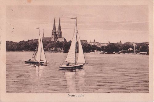 Neuruppin Segelpartie Kat. Neuruppin