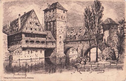 Gruss aus Nürnberg. Henkersteg. S.Soldanschen