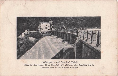Ak Gemünd Schleiden in der Eifel, Urft-Talsperre