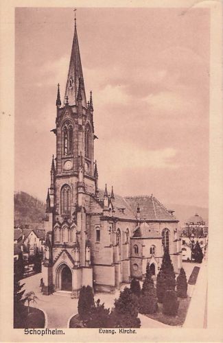 Schopfheim. Evang. Kirche.