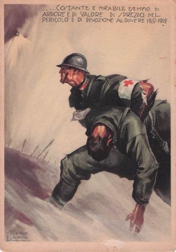 Gino Mantovan, Soldatenkrankenschwester