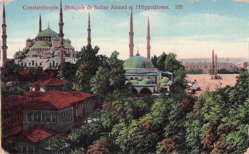 Constantinople. Mosquée de Sultan Ahmed et l'Hippodrome. 105