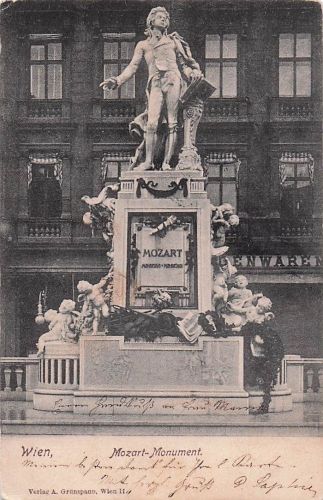 Wien, Mozart-Monument.