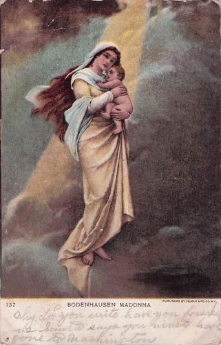 Religiöse Madonna mit Kind, Bodenhausen, um 1910